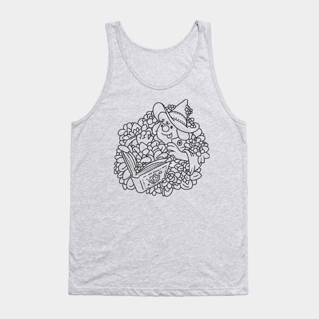 Succulent Wizard Tank Top by PoliteYetPeculiar